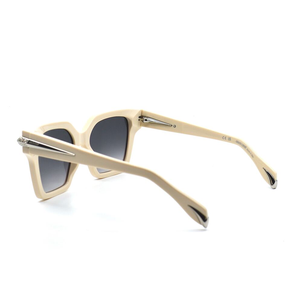 NEW ROBERTO CAVALLI SRC002S 09X7 IVORY GREY GRADIENT AUTHENTIC SUNGLASSES - Picture 6 of 12
